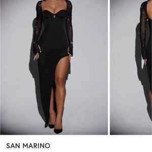 Ann Marino Black Evening Dress